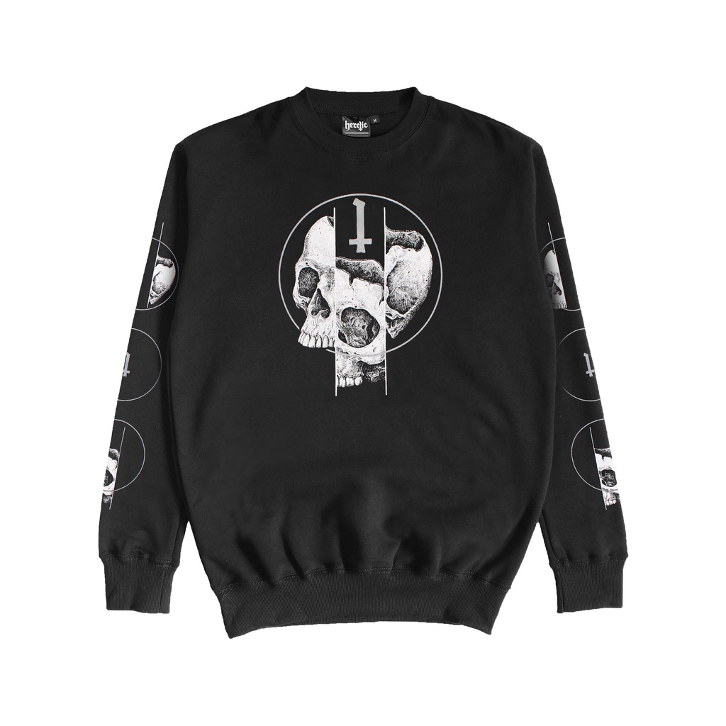 Heretic - Crewneck Sweatshirt - Broken Skull