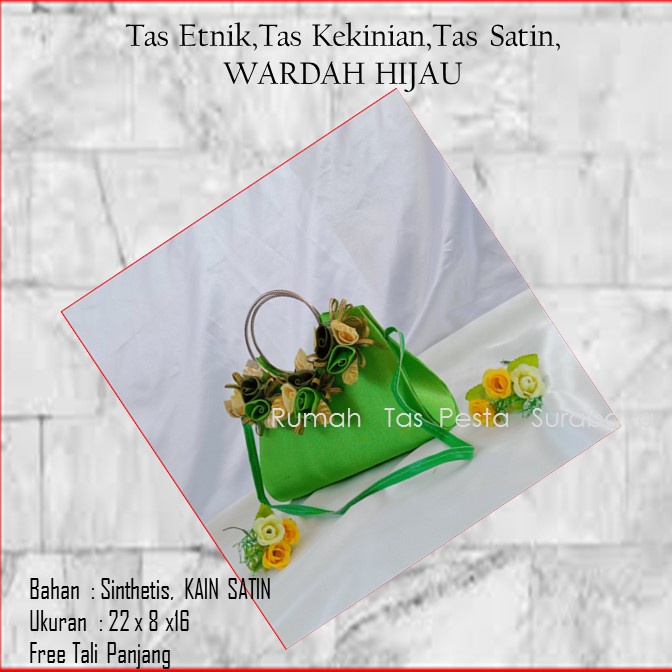 Tas Gliter,Tas Cantik,Tas Elegant,WARDAH HIJAU