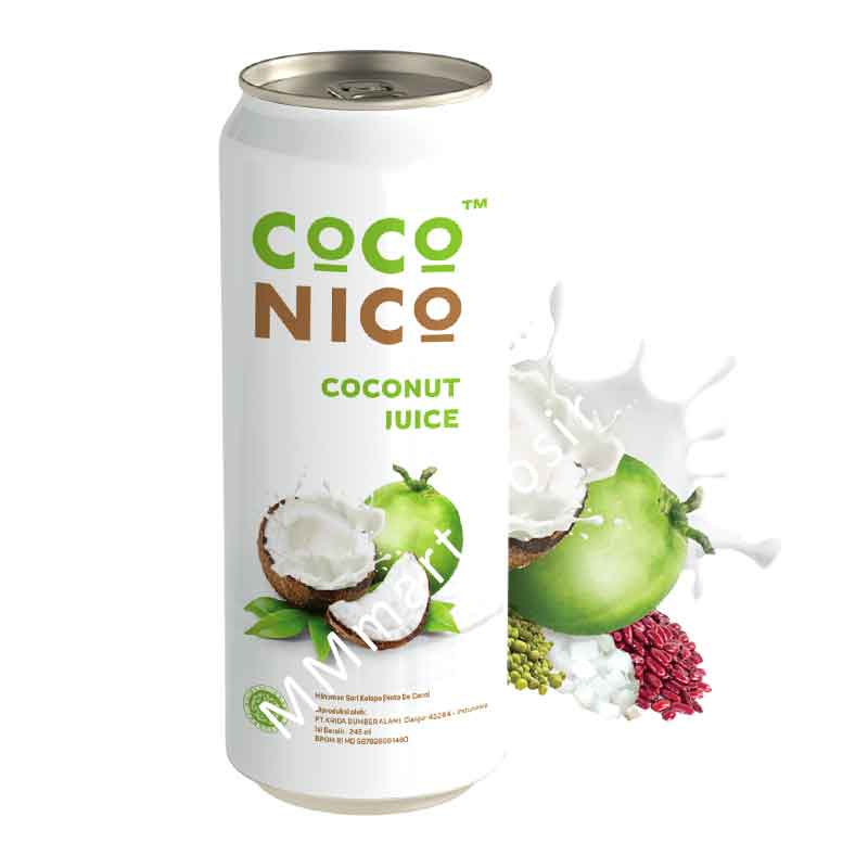 Coco Nico / Coconut Juice / Minuman Sari Kelapa / Nata De Coco 245ml