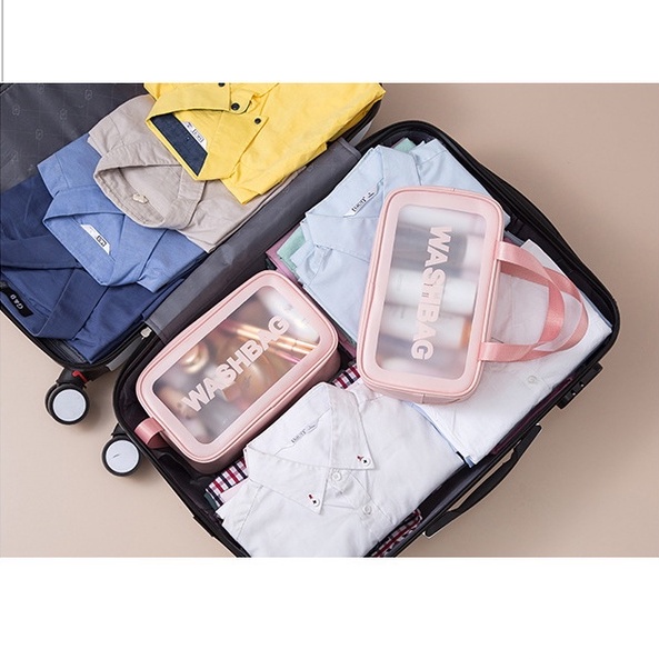 Waterproof Washbag Tas Toiletries Kosmetik Transparant Pouch Travel Bag Make Up Organizer Toiletry