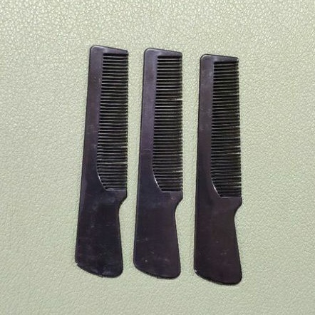 sisir saku hitam lentur / sisir pomade / sisir salon / sisir hotel