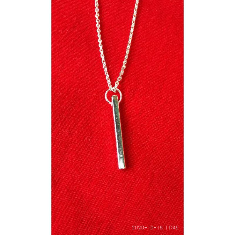 kalung cowok Perak Murni