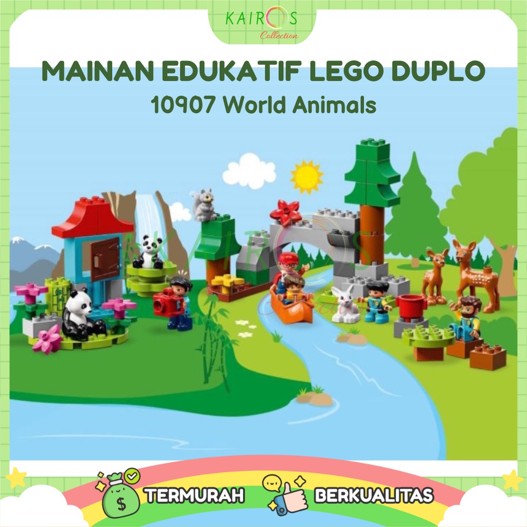 Lego Duplo 10907 World Animals Instructions Blocks