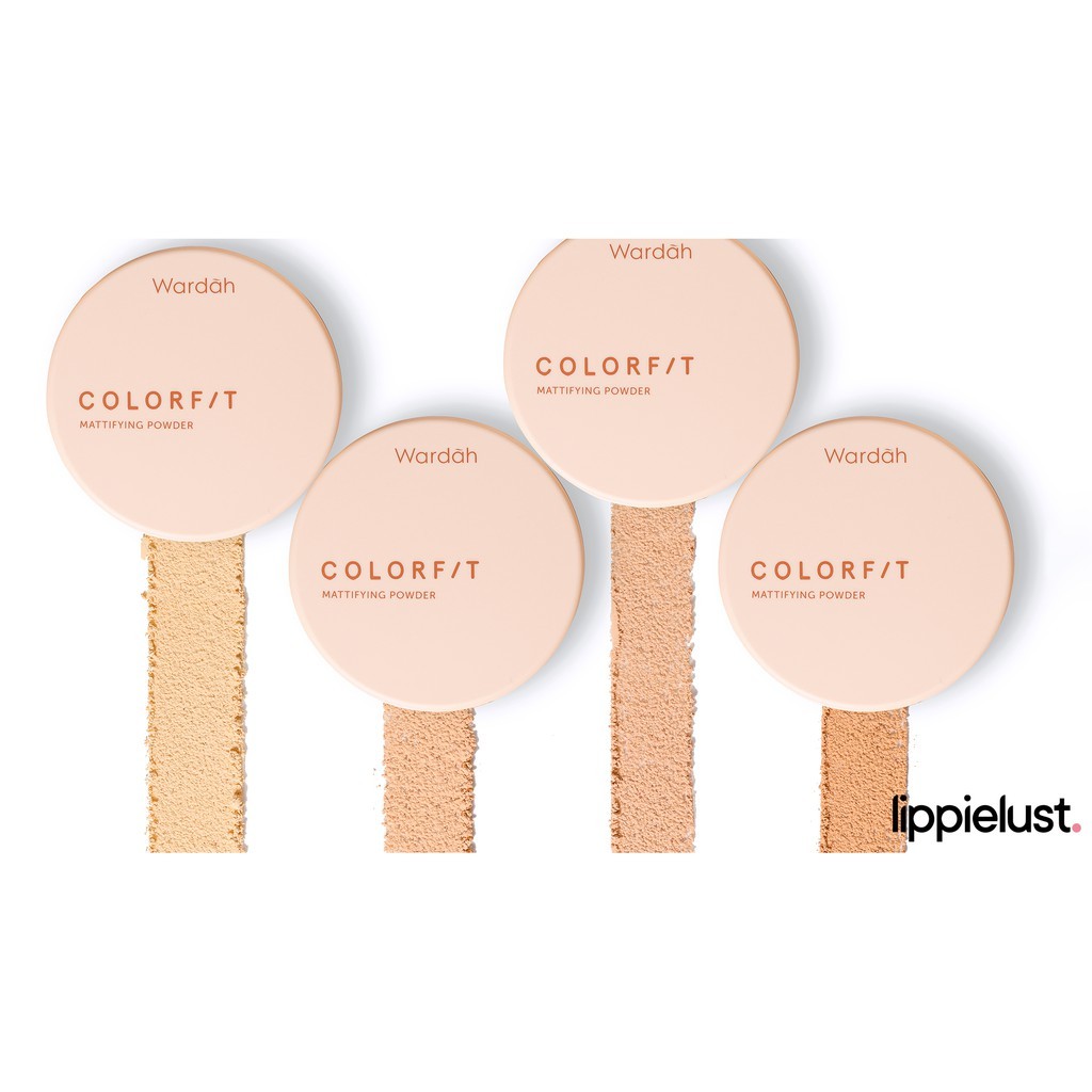 wardah colorfit mattifying powder 15g