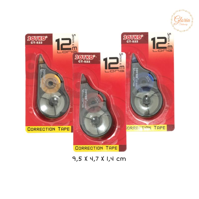 

Joyko Correction pen CT 522/ Tip Ex kertas Joyko CT 522/ Tip X kertas CT 522 Joyko