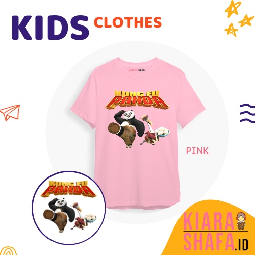 Kiarashafa - Baju Anak / Kaos Anak Kungfu Panda