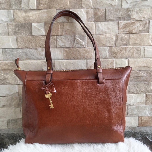 Fossil rachel tote brown
