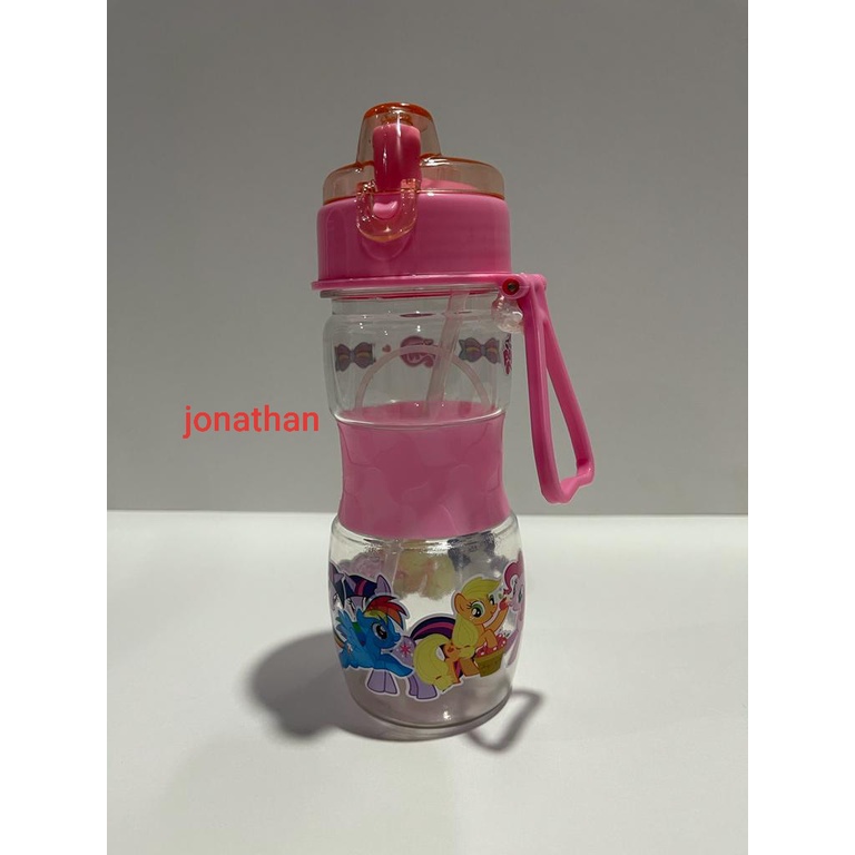 botol minuman anak karakter / botol minum sedotan / tempat minum