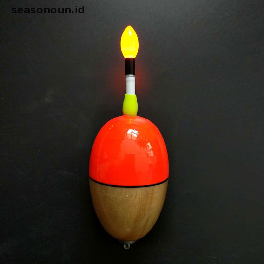 (seasonoun) 2pcs Stik Lampu LED Apung Luminous Untuk Memancing Malam Hari