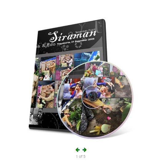 PSD Kolase Album Wedding Resepsi