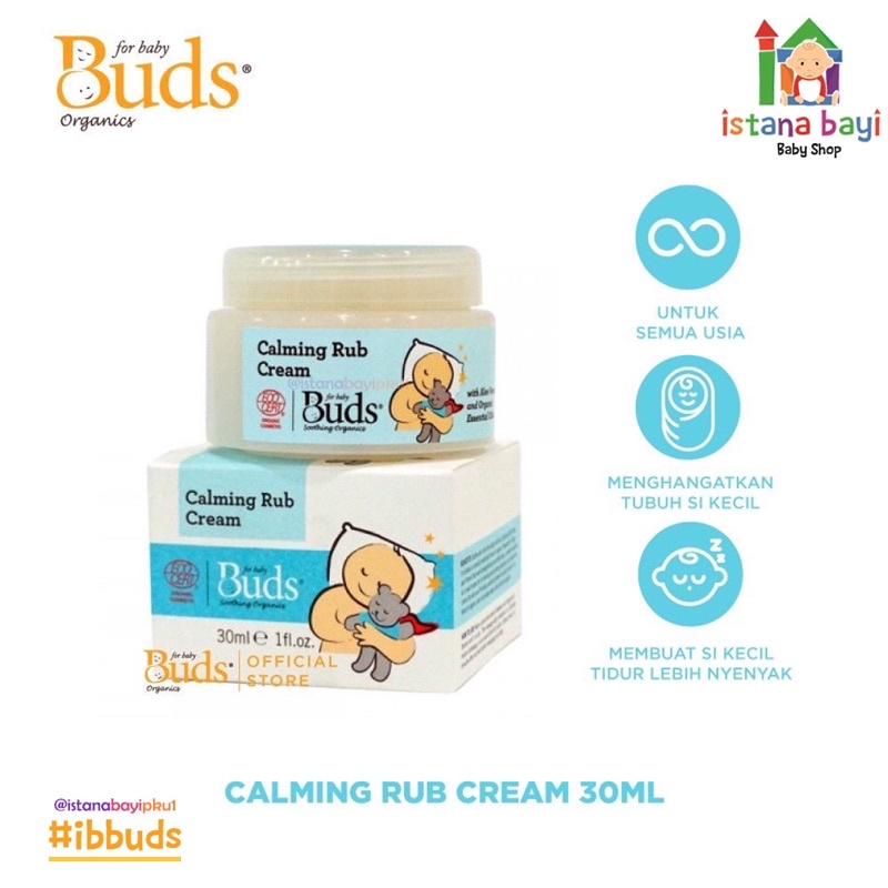 Buds Calming Rub - Balsem bayi/buds baby/Perawatan bayi/baby balsam