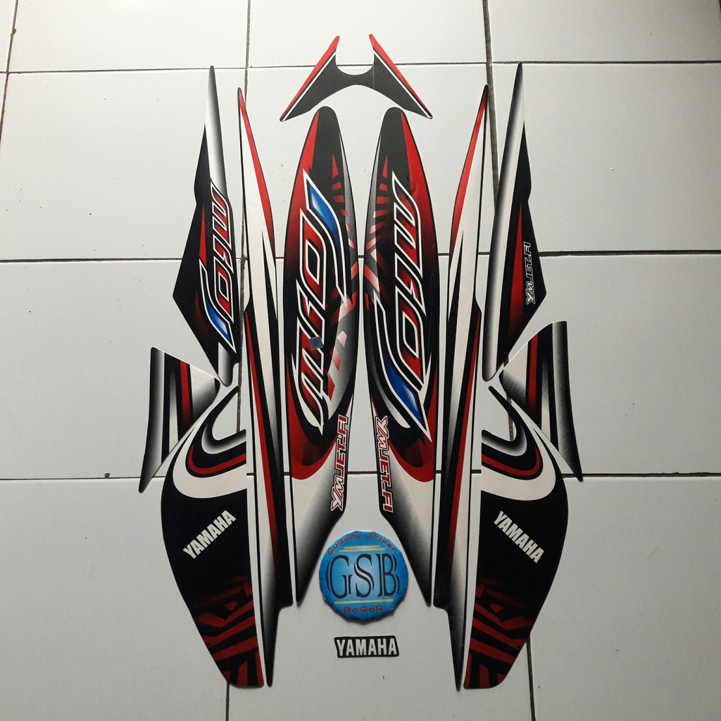 Stiker Motor Yamaha Mio J 2013 Hitam Shopee Indonesia