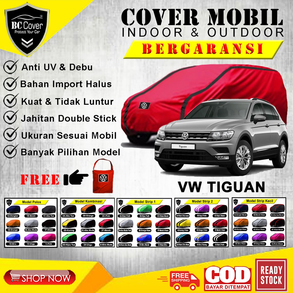Body Cover Mobil VW Tiguan / Sarung Mobil VW Tiguan / Selimut Mantel Penutup Pelindung Jas Mantol Kerudung Tutup Mobil Volkswagen Tiguan Outdoor