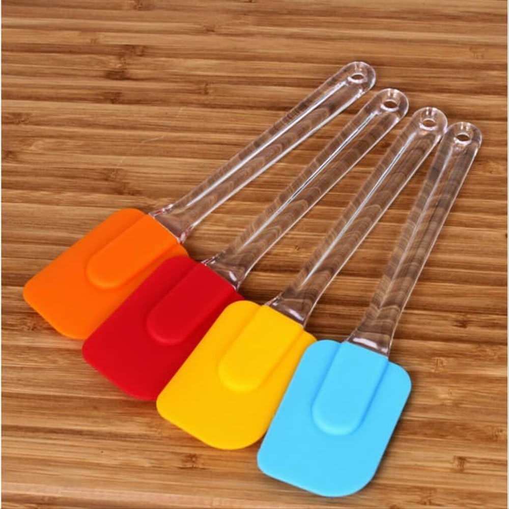 SPATULA SILICON TAHAN PANAS SILIKON MASAK PENGADUK ADONAN OLES KUE MARGARIN FOOD GRADE COOKING U152