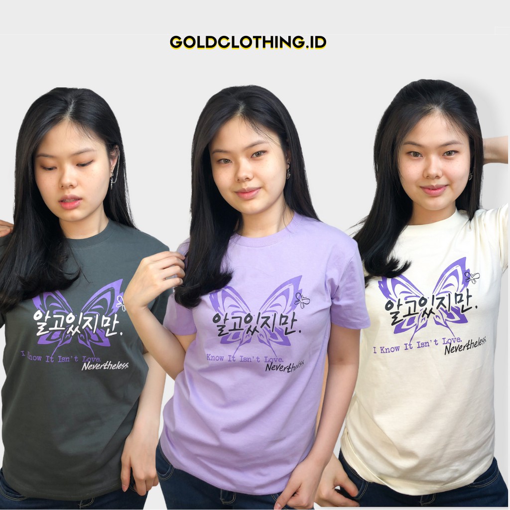 Kaos Wanita / Baju Wanita / Atasan Wanita XL ~ Nevertheless / Song Kang / Nabi / Jae eon / Han So He