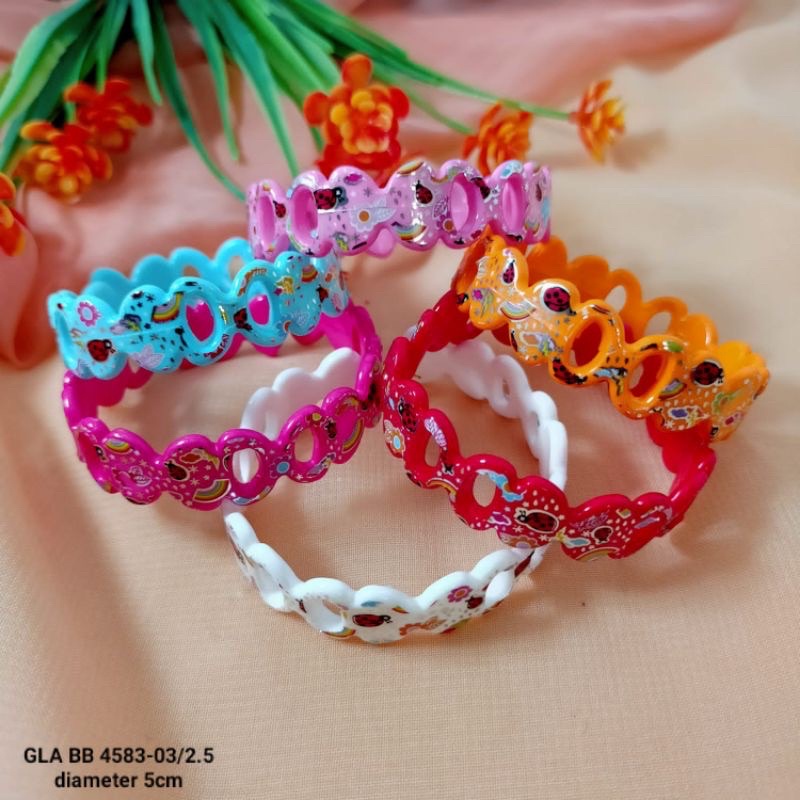 Gelang Anak Murah Motif Karakter 12pc Plastik Grosir Lusinan