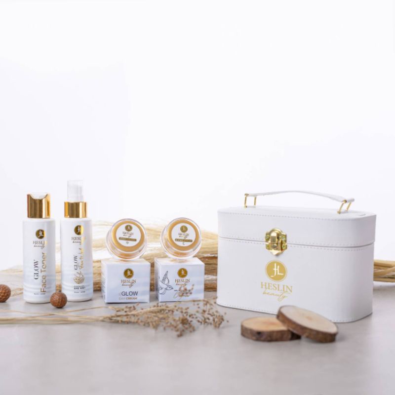 PAKET HESLIN BEUTY ORIGINAL SKINCARE AMAN HALAL DAN BPOM