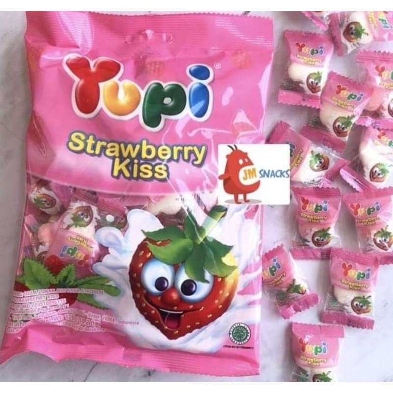 

premen Yupi Strawberry Kiss pack 120 gram