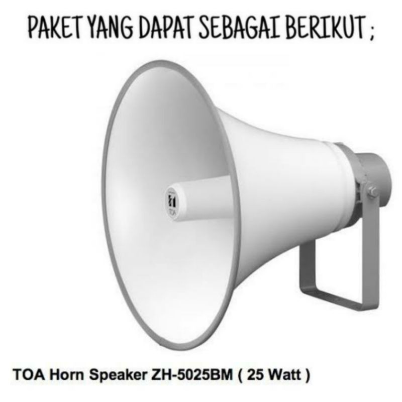 Paket Sound System TOA Mesjid Atau Mushola Indoor - Outdoor Promo.!!