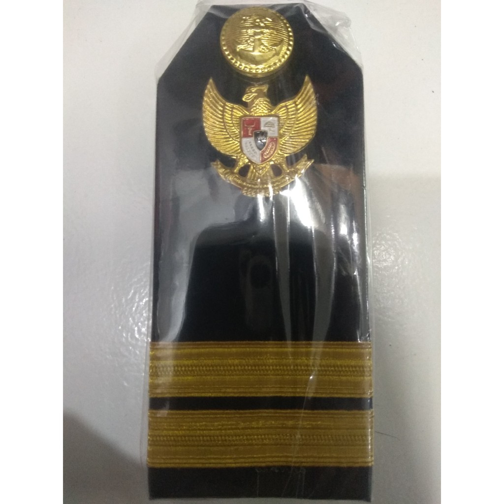 Tanda/Aksesoris/Atribut Pangkat/Evolet Pelayaran/Pelaut/Nakhoda PDU Garuda Tingkat/Strip/Balok 2