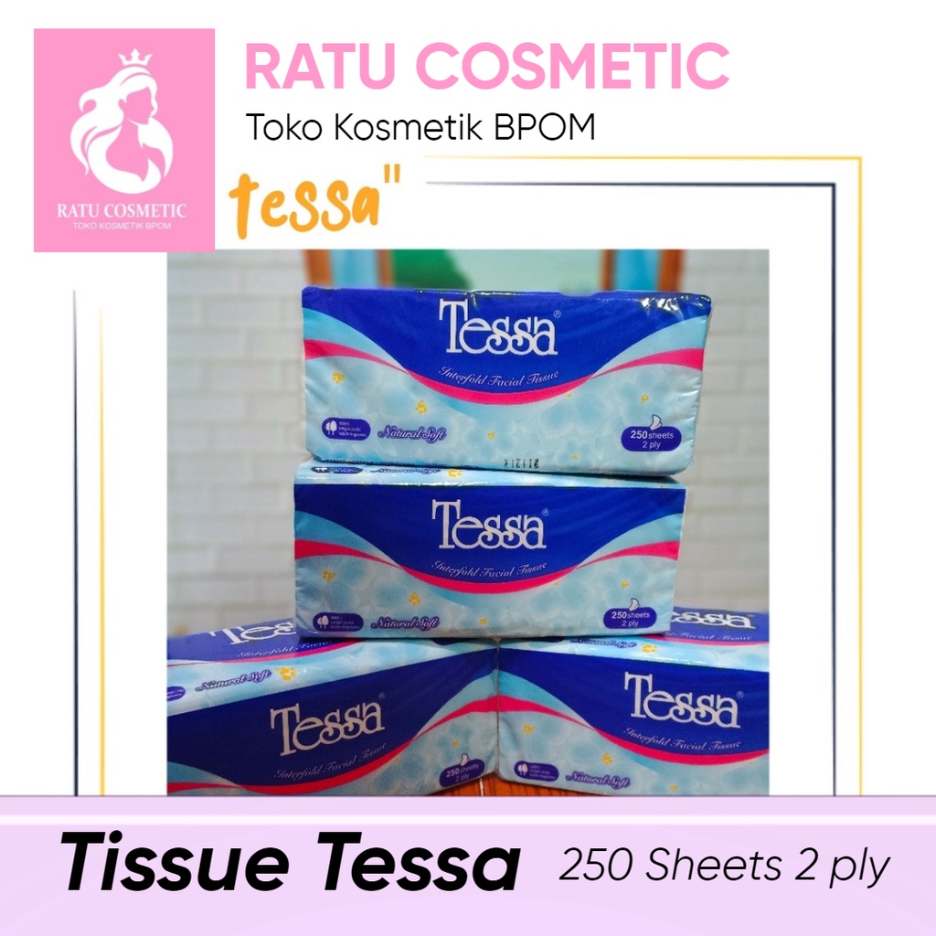 Tissue tessa 250 Sheets 2ply/ tisu  tisu TERMURAH!!!