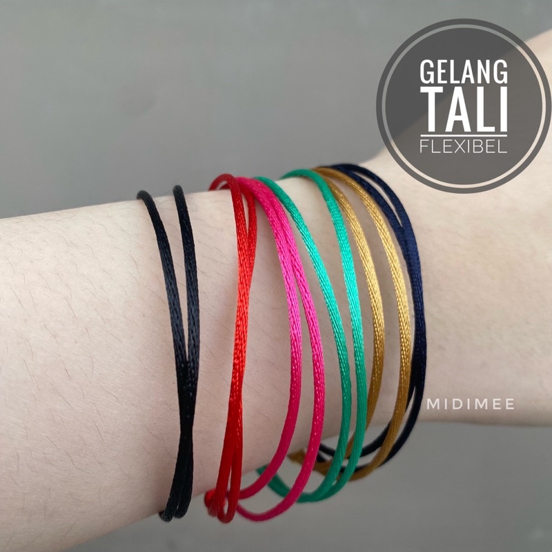 GELANG BENANG SATEN Kaki &amp; Tangan flexibel