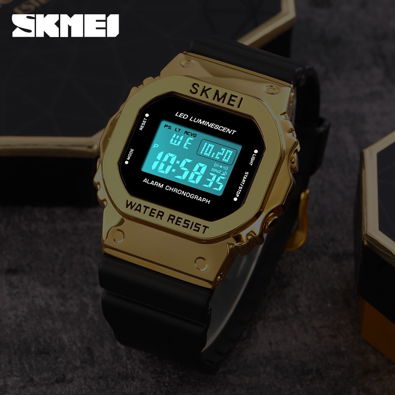 SKMEI 1851 Jam Tangan Wanita Pria Digital EL Backlight Sport Watch WATCHKITE WKOS