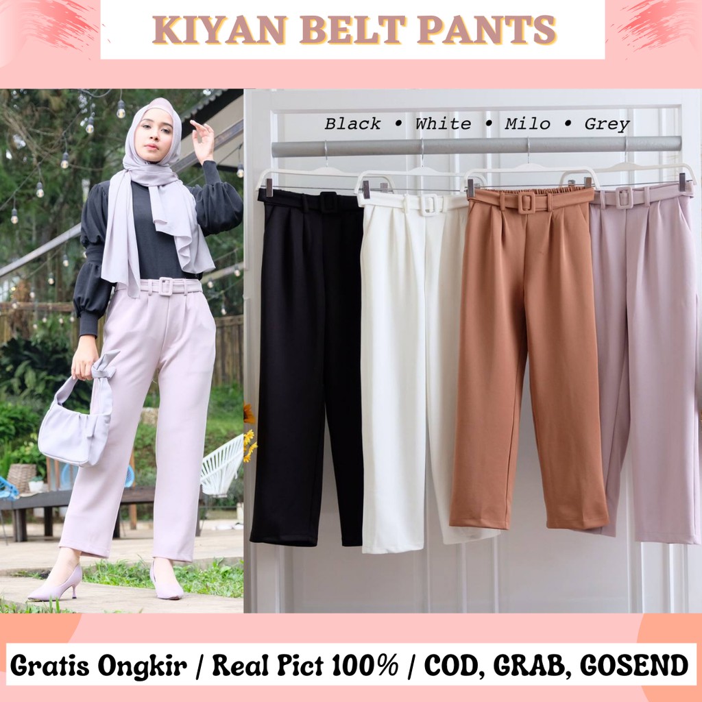 KIYAN BELT PANTS