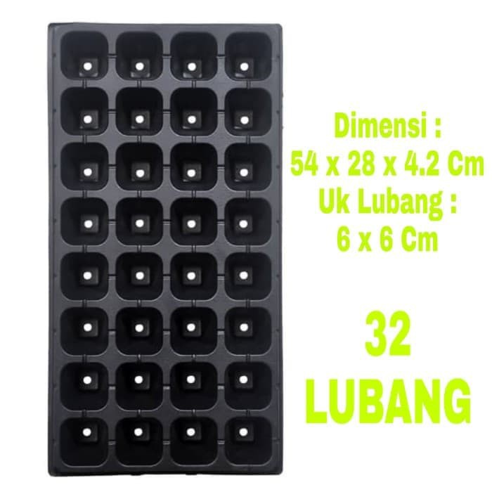 TRAY SEMAI 32 LUBANG / TRAY SEMAI HIDROPONIK / TRAY SEMAI