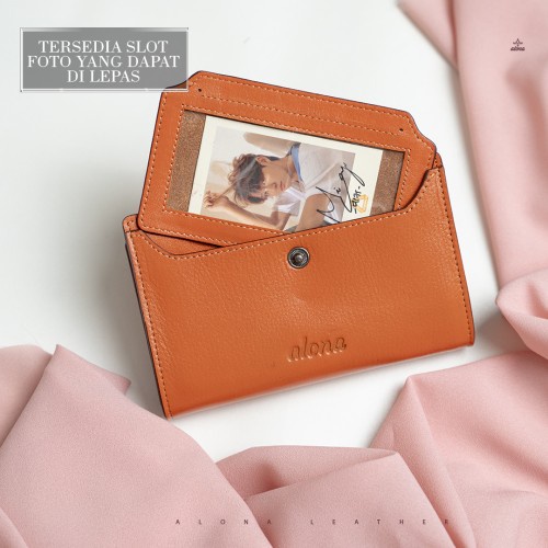 Dompet Kulit Wanita Lipat Mini Wallet Full Kulit Sapi Premium Asli Original Branded Wanita Terbaru Tianna