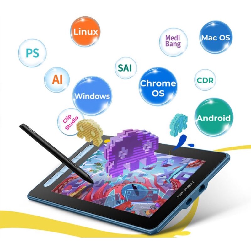 XP Pen artist 10 (2nd gen) Artist 10 2nd Display Drawing Pen tablet support android