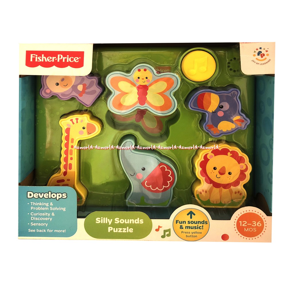 Fisher Price Silly Sounds Puzzle Mainan Susun Anak - Anak Mainan Pazel Bayi