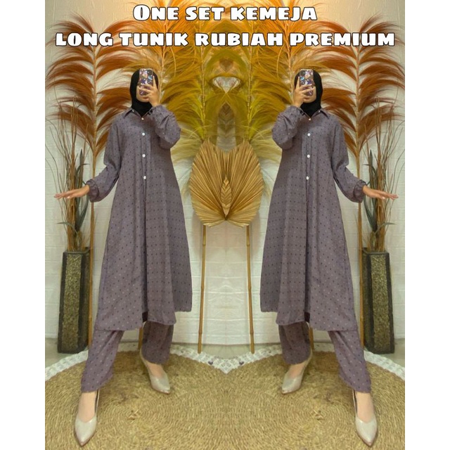 ONE SET RUBIAH LD 110 SUPER LEMBUT CANTIK ADEM