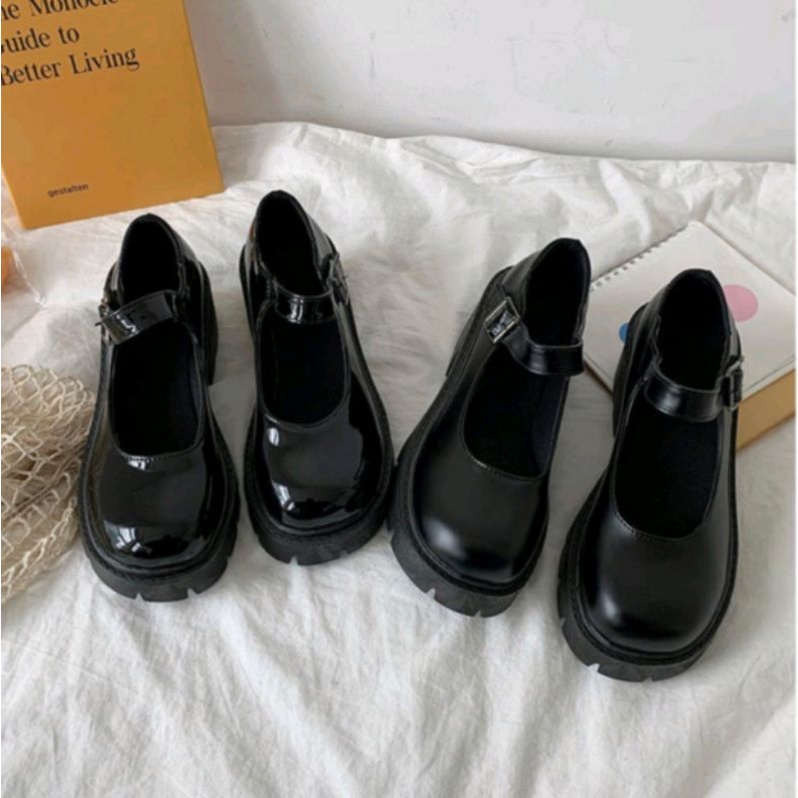 Sepatu Wanita - Mosasi | Sepatu Wanita Momori Fair Look Original Sekolah Kerja Kantor Gaya Trendy Korea Style import Quality