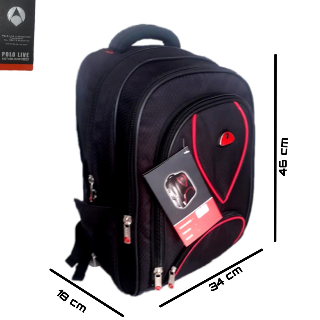 TAS RANSEL TAS LAPTOP PRIA/ WANITA TAS MURAH BERKUALITAS