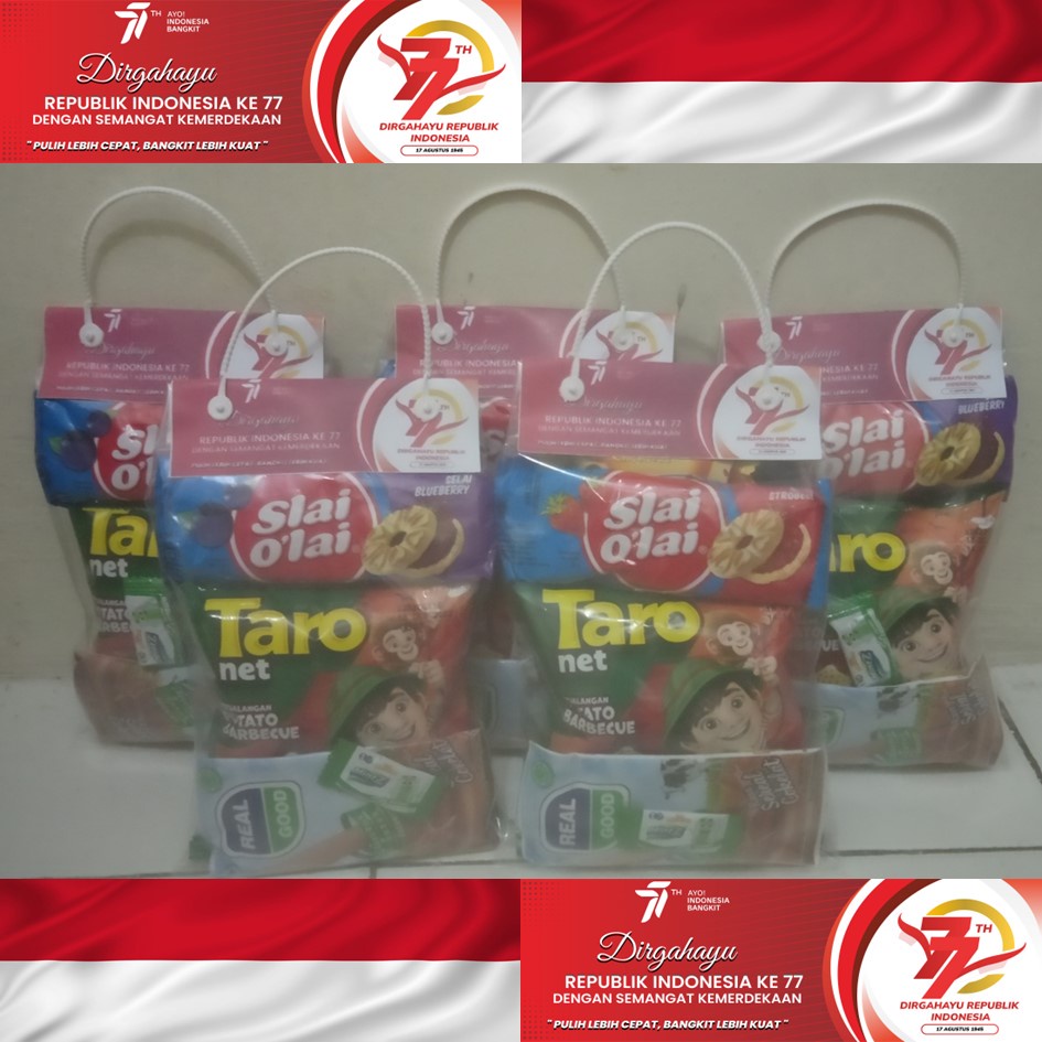 

Paket Snack 17 Agustusan / Hadiah Lomba 17an / HUT RI 77