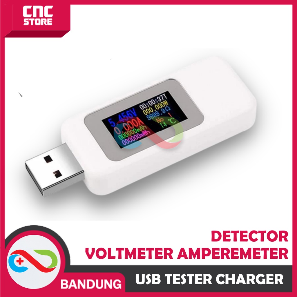 USB TESTER VOLTMETER AMPEREMETER CHARGER  DETECTOR MX18