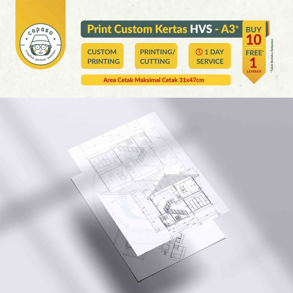 

Cetak Print A3+ Custom Kertas HVS skripsi Dokumen Catatan Tugas Bungkus Kado