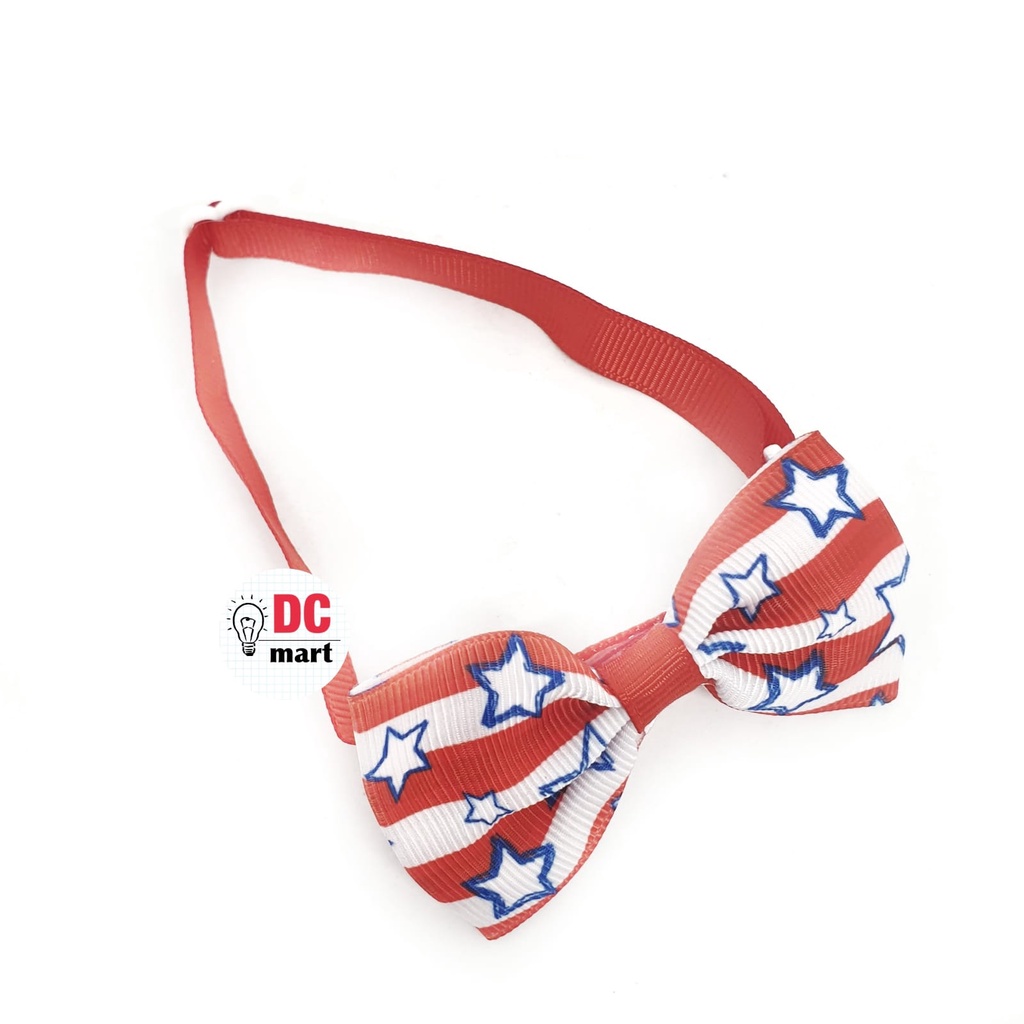 Kalung MOTIF BENDERA / Dog Cat Collar / Collar Hewan Kucing Anjing Kecil