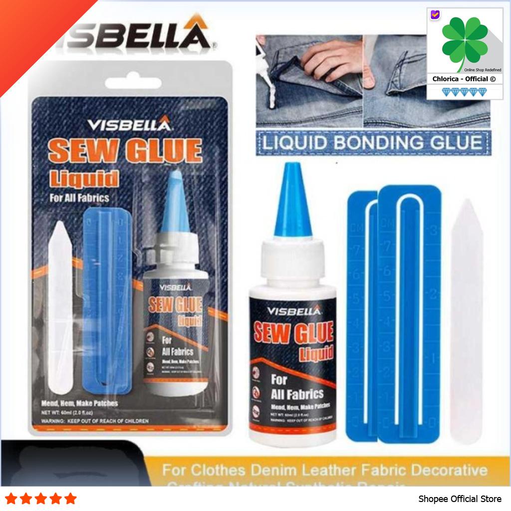 

VISBELLA Cairan Liquid Lem Perekat Khusus Kain Kulit Sew Glue 60ml 255