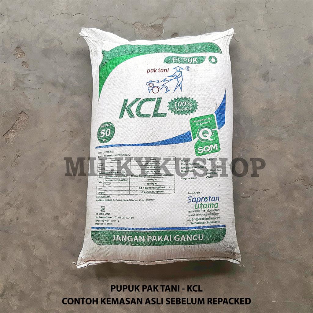 PUPUK PAK TANI KCL PUTIH 1 KG  KEMASAN REPACK