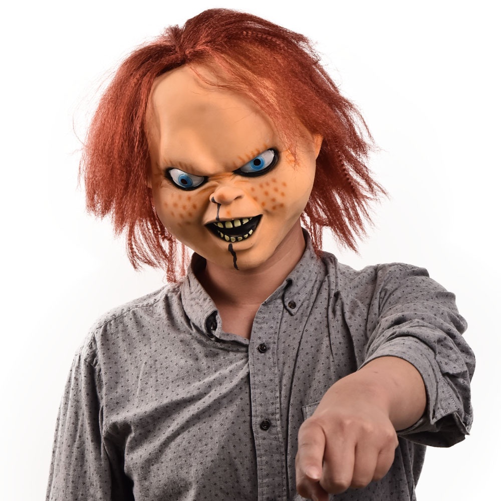 Jual 2021 Chucky Mask Child's Play Costume Masques Ghost Chucky Masks