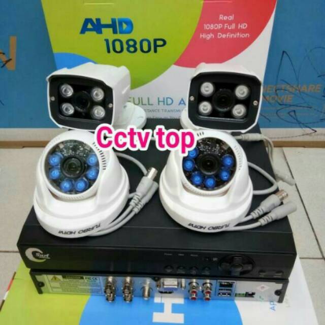 PROMO PAKET CCTV 4 CHANEL TURBO HD 3 MEGAPIXEL / FULL HD 1080P HASIL DI JAMIN MANTAP GAN