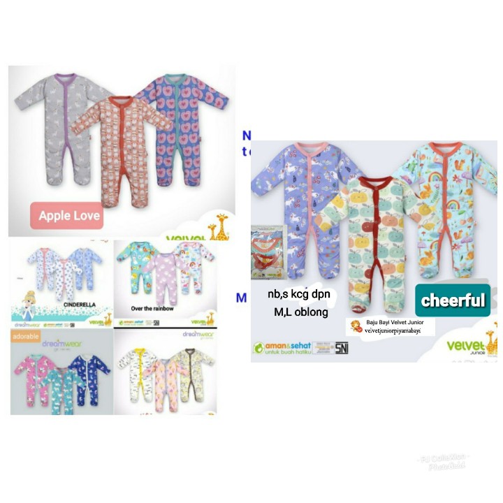 Velvet Junior Jumper Dreamwear (Tutup Kaki)