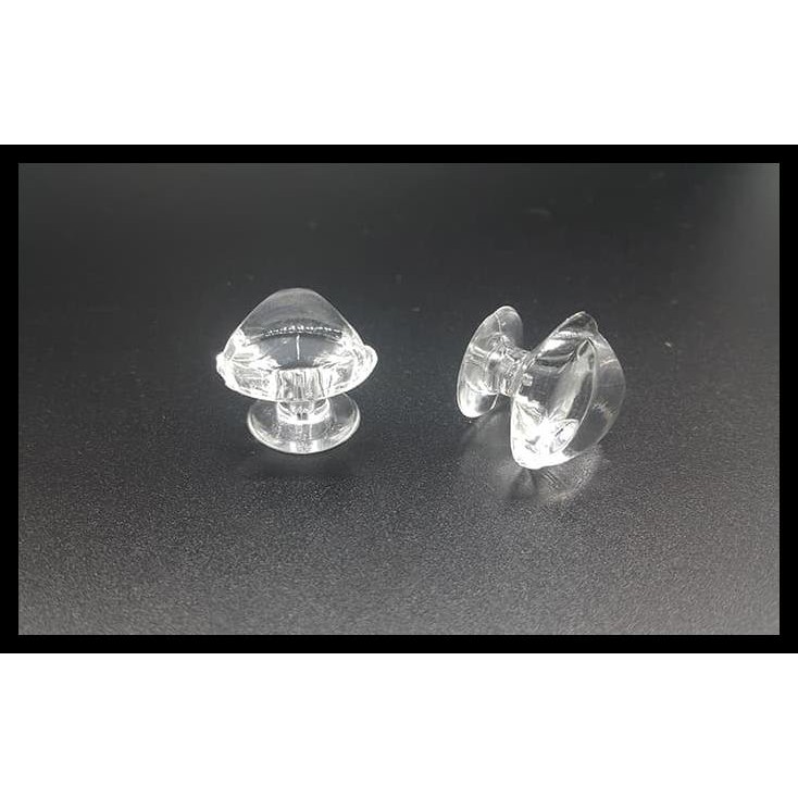 Tarikan laci akrilik 18x14mm Tarikan kotak handle bulat Knob box M.T3