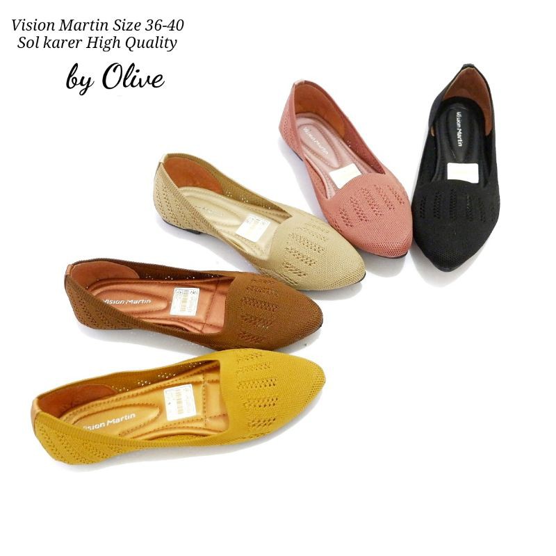 sepatu vision martin rajut by olive