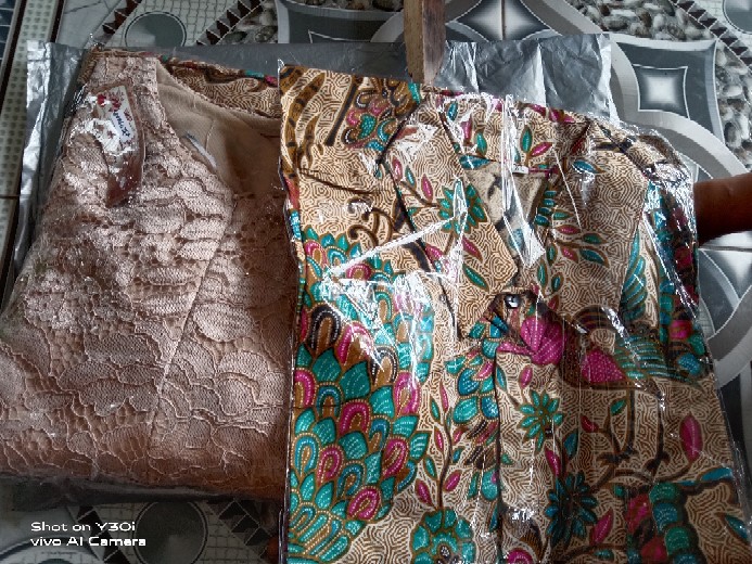 Ready Jumbo Dan Kemeja Anak Batik Couple Brokat Cendrawasih