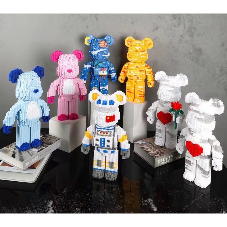 Nano Block violent Bear Series Bricks Education Nano Block / Mainan Nano Balok 3D