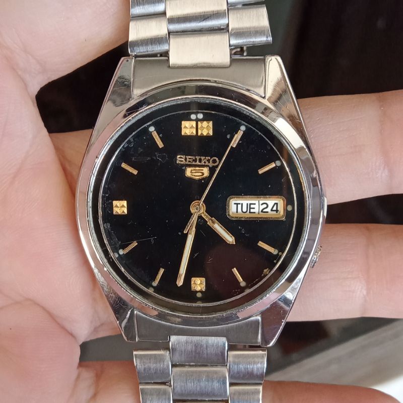 Second Seiko5 Automatic cal 7s26 Black Dial