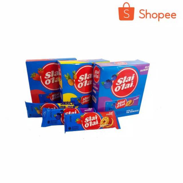 

Slai Olai 1 Pak Box Dus 12 Pcs Bks Selai Stroberi Strawberry Oalai